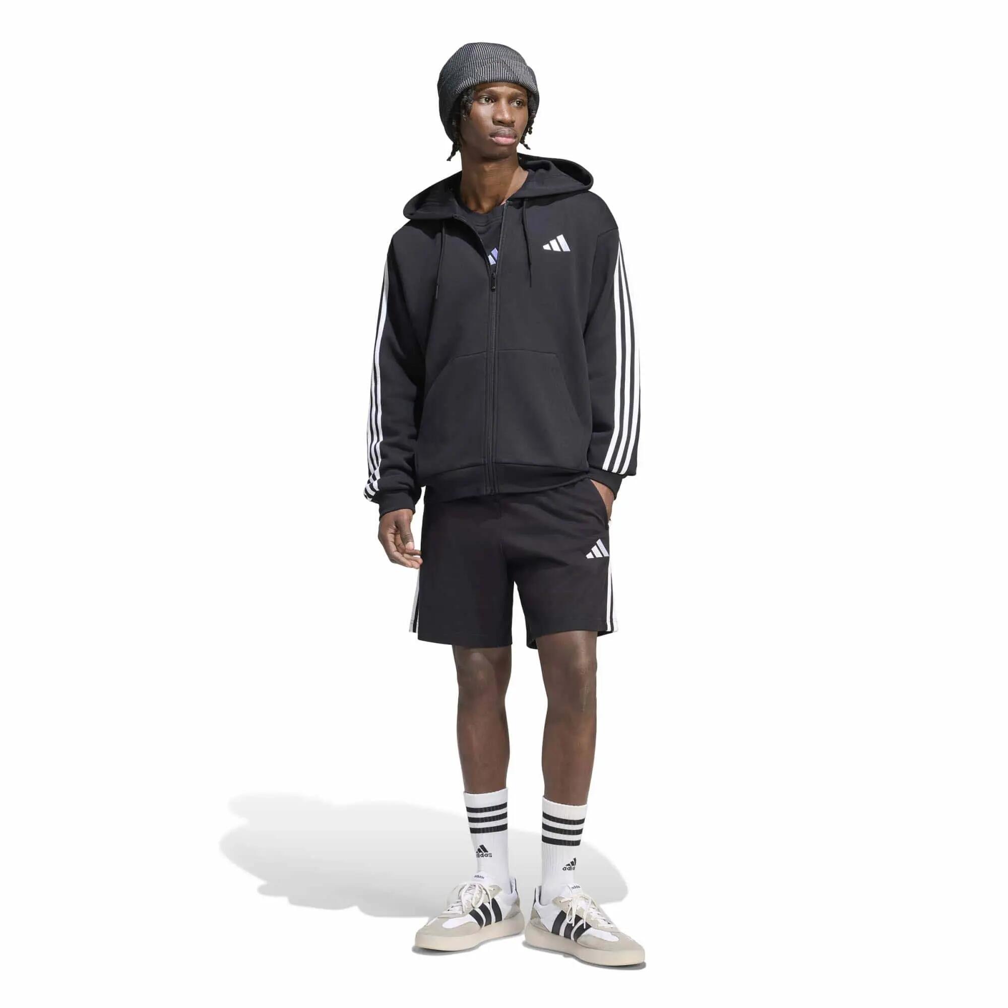 Sweat Adidas Sport M 3S Fl Fz Hd Adulte 4/5
