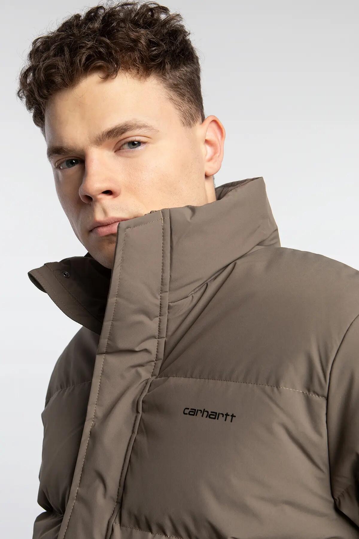 Kurtka zimowa męska Carhartt WIP Danville Jacket BEZ KAPTURA  BRĄZOWA 3/6