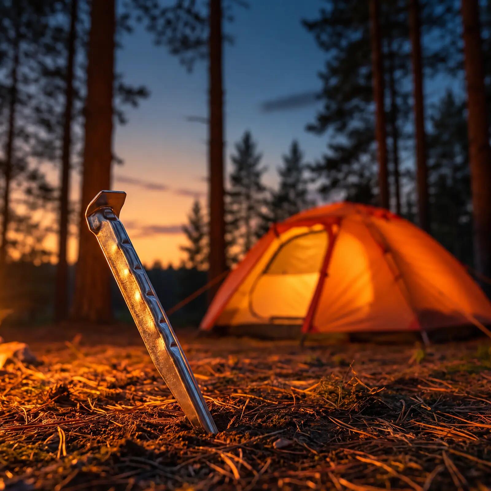 Heringe 5 St Aluminium 18 cm Ultraleicht Erdnägel 16 g Hering 2/6