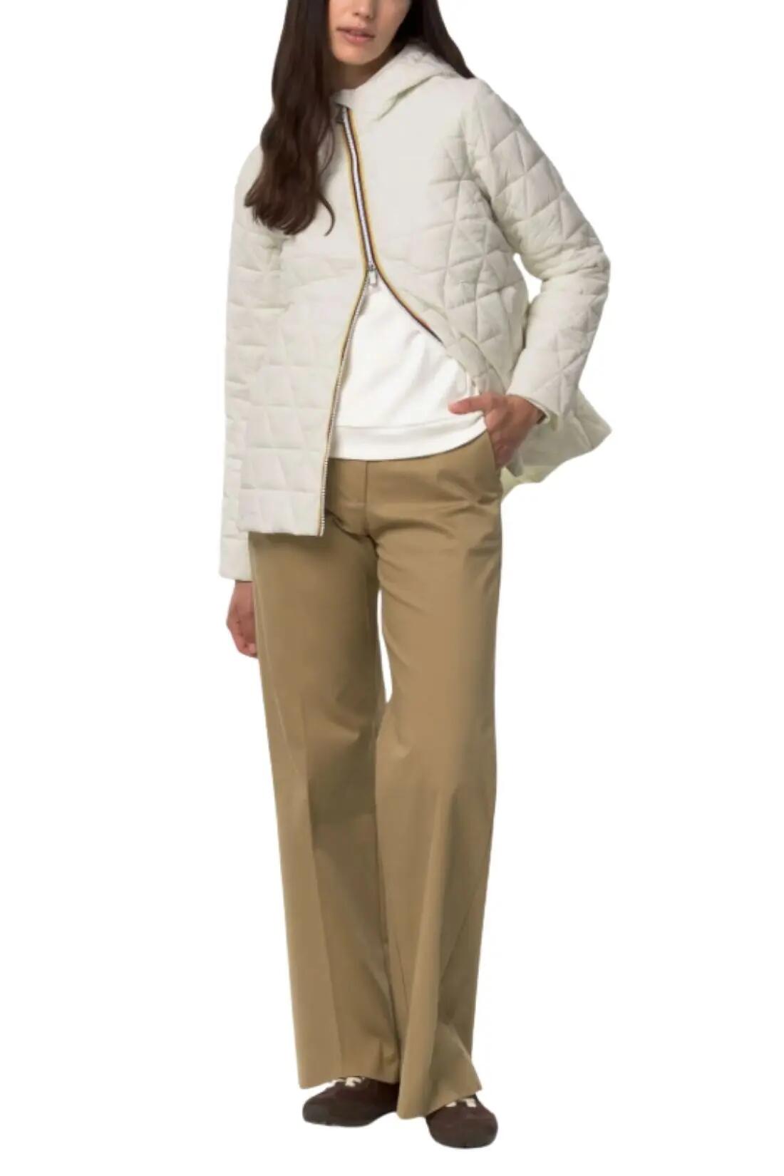 Doudoune matelassée femme slim - Madlaine Diamond Quilted - blanc 2/2