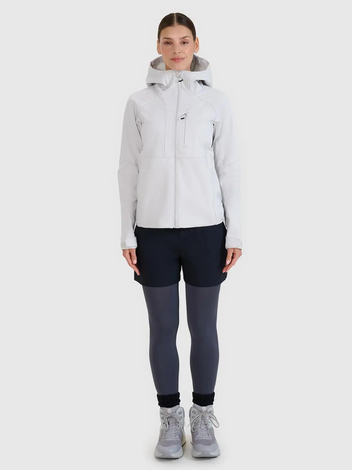 SOFTSHELL DAMSKI 4F KURTKA WIATROODPORNA MEMBRANA 10000 XXL F315 8/11