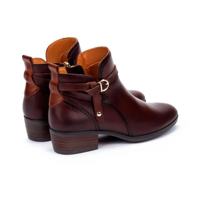 Flache Stiefeletten Damen Pikolinos W1u-8901 Braun 3/4