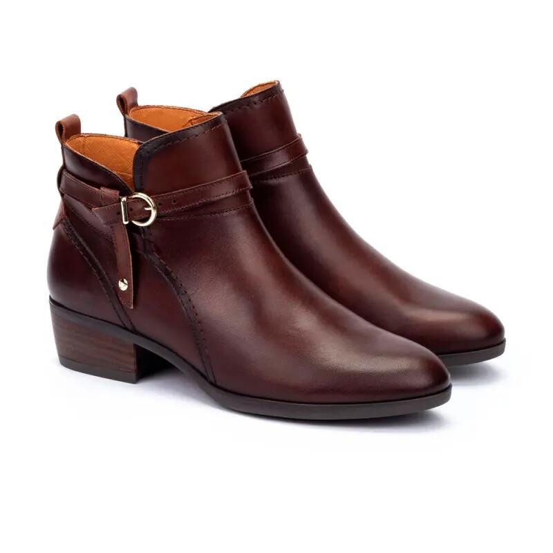 Flache Stiefeletten Damen Pikolinos W1u-8901 Braun 2/4