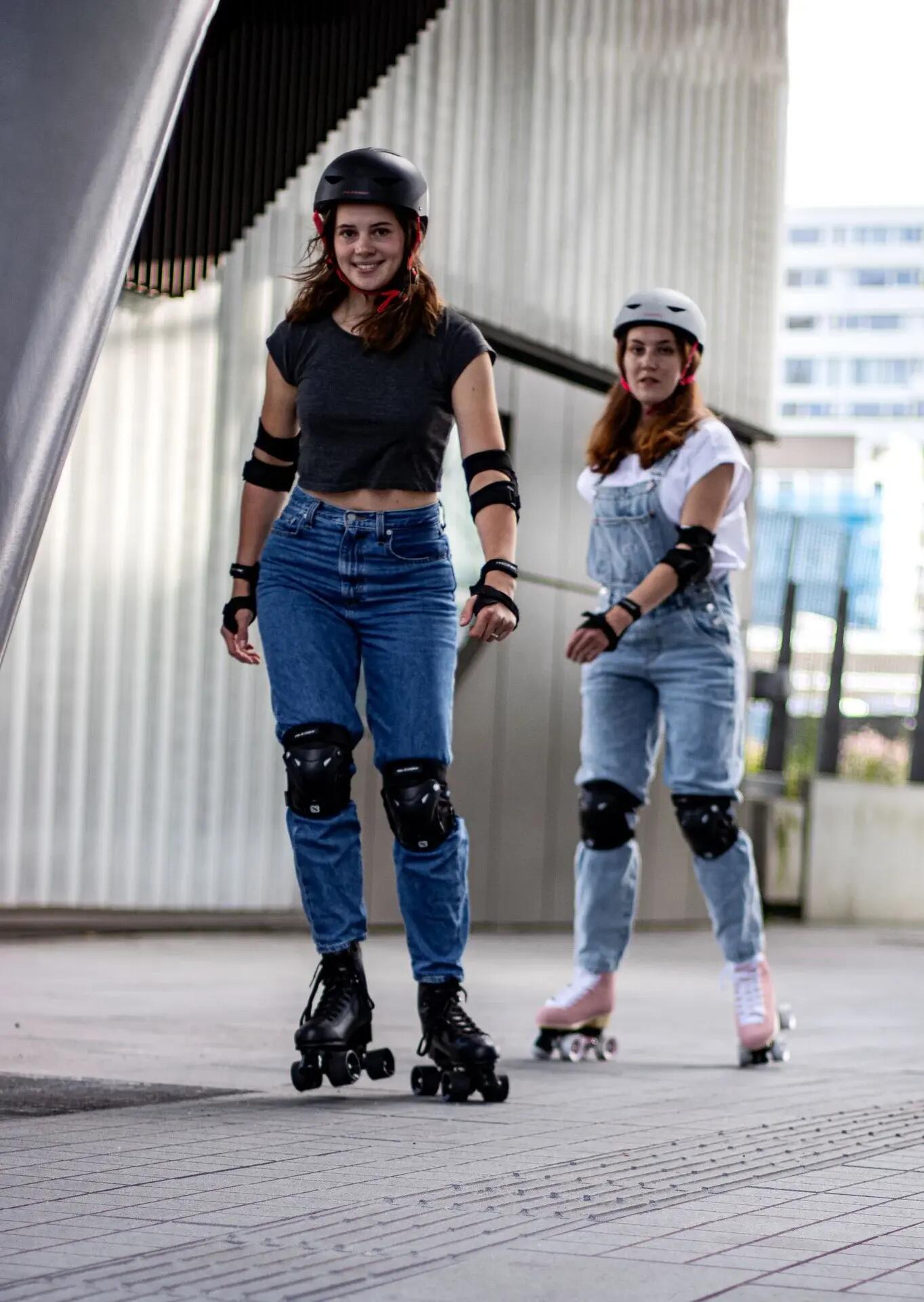 Rolschaatsen - Rollerfitness - Ramblin' Roller - Leer - Zwart 3/4