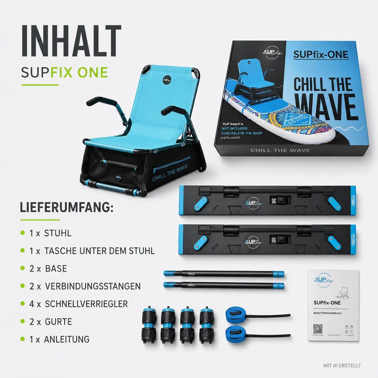 One – kit de unión para catamarán incluido 5/9