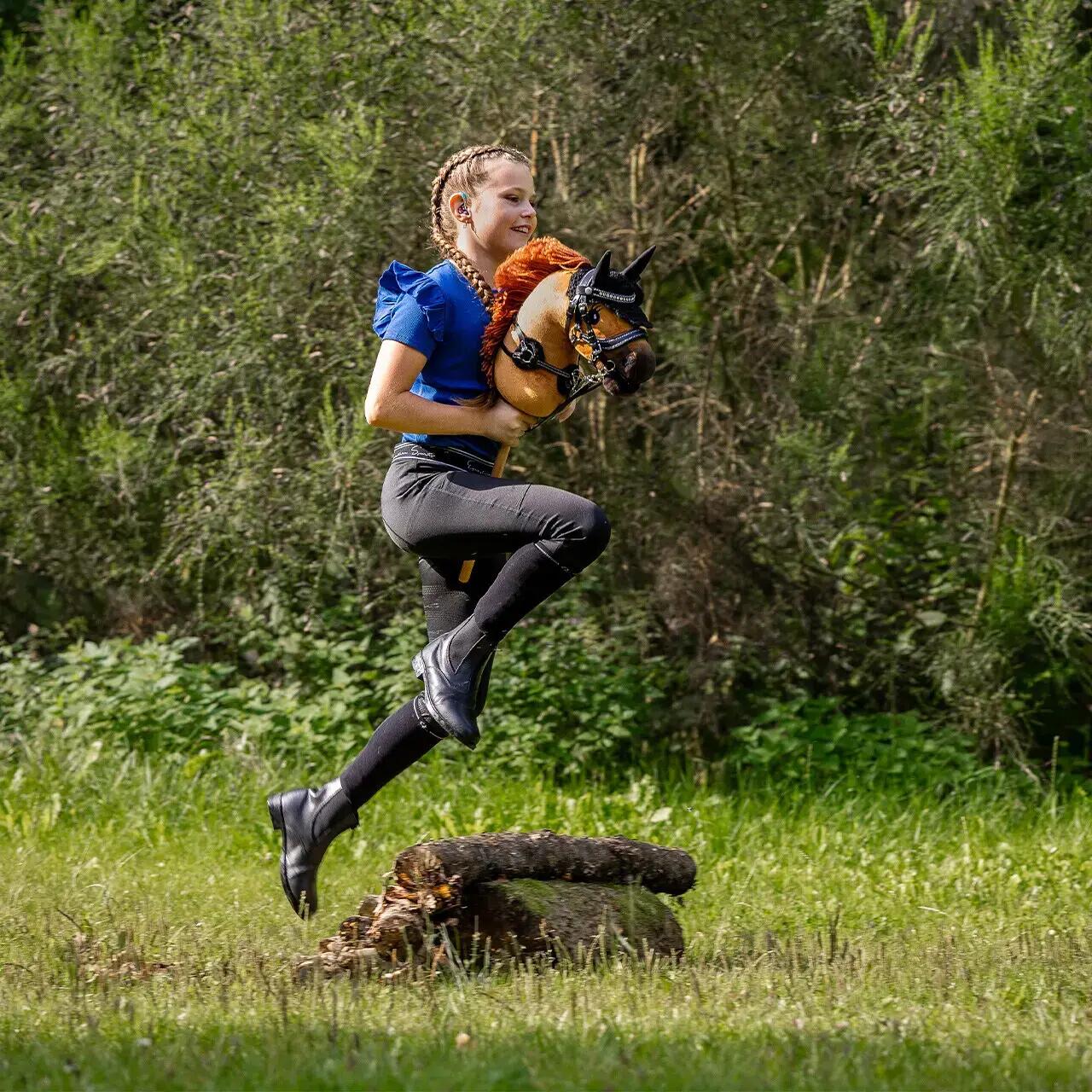 Czapka dla konia QHP Ear Net Jump 3/4