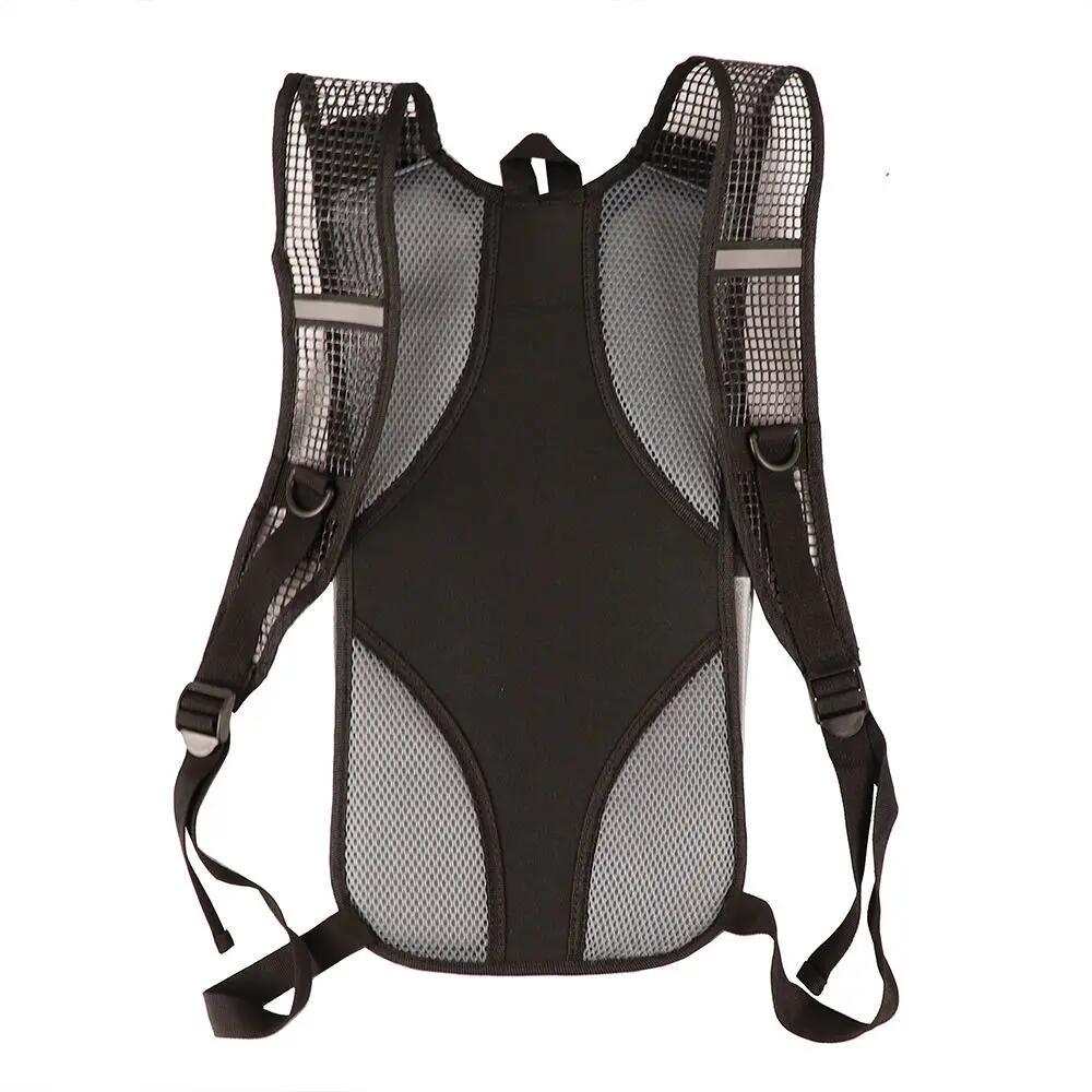 Mochila com bolsa de água de 2 litros preta 9/10