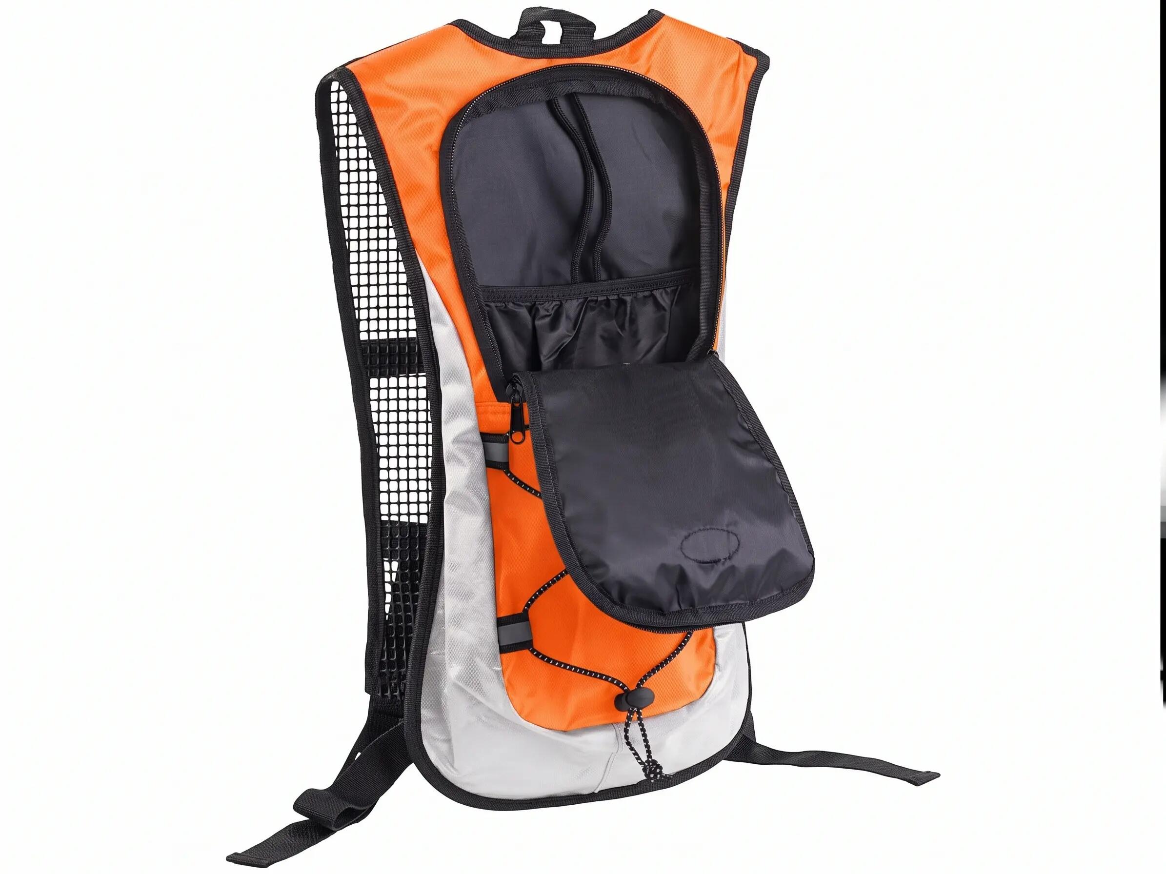 Mochila com reservatório de água de 2 litros laranja 6/9