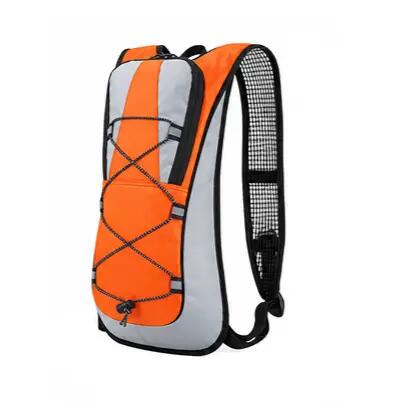 Mochila com reservatório de água de 2 litros laranja 5/9
