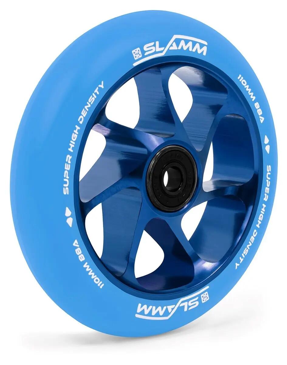 Slamm Team  Wheel Colour 110mm Blauw 3/4