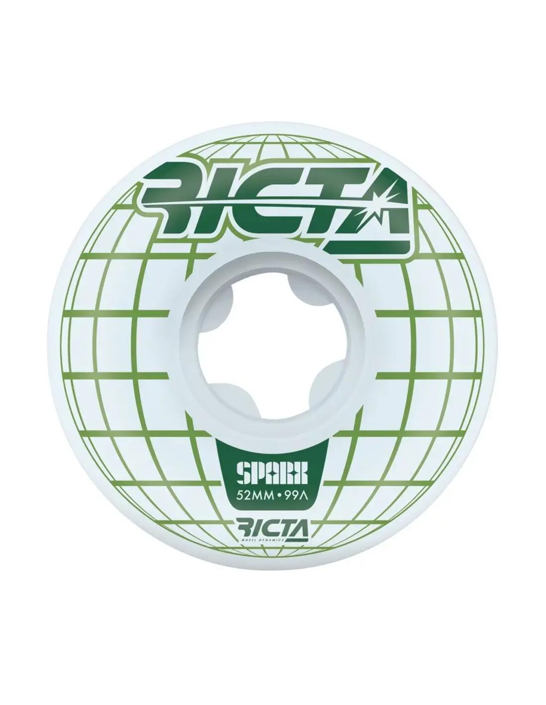 Ricta Wheels Wireframe Sparx White-Green 2/4