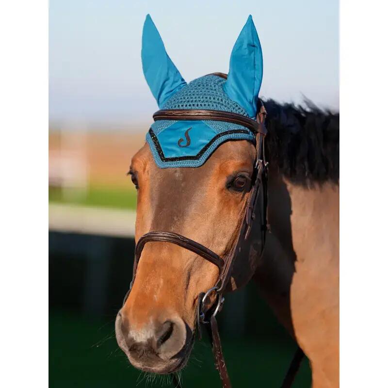 Bonnet anti-mouches pour cheval court Le Sabotier Ludwig 2/2
