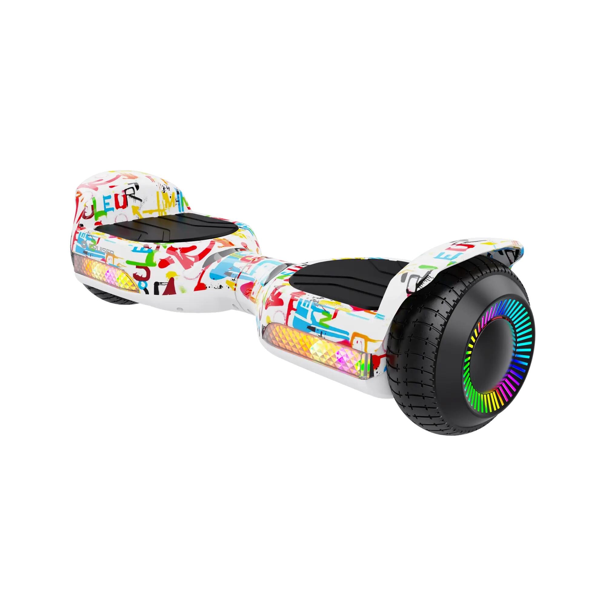 Elektro-Skateboard Hoverboard 6,5" LED Rebel für Kinder Erwachsene 6/7