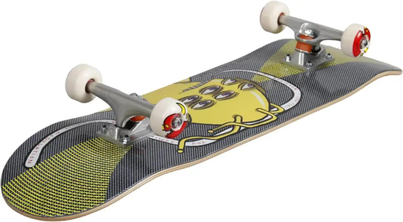 Skateboard - Skate - Unisex - Frequency Mod - 8,25 inch - grijs 3/4