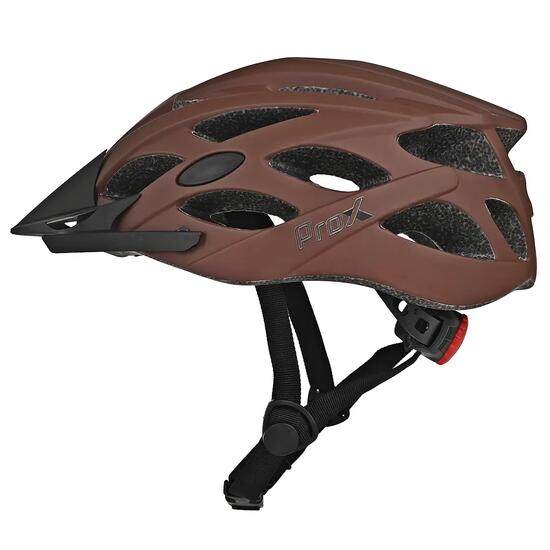 Kask rowerowy Prox Volt rozm. M 54-58 cm brązowy
