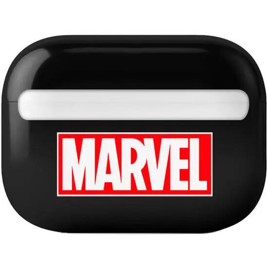 Étui de protection adulte Marvel pour AirPods Pro en ABS antichoc noir 3/4