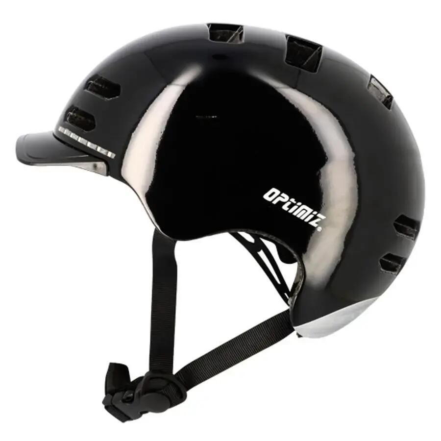 Prix net casque urbain led et cligno integre Optimiz O370 2/2