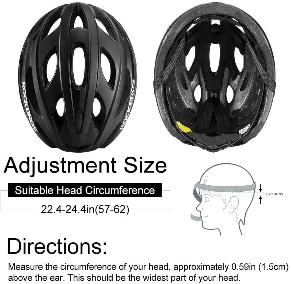 ROCKBROS Casque de vélo avec visière magnétique 2/8