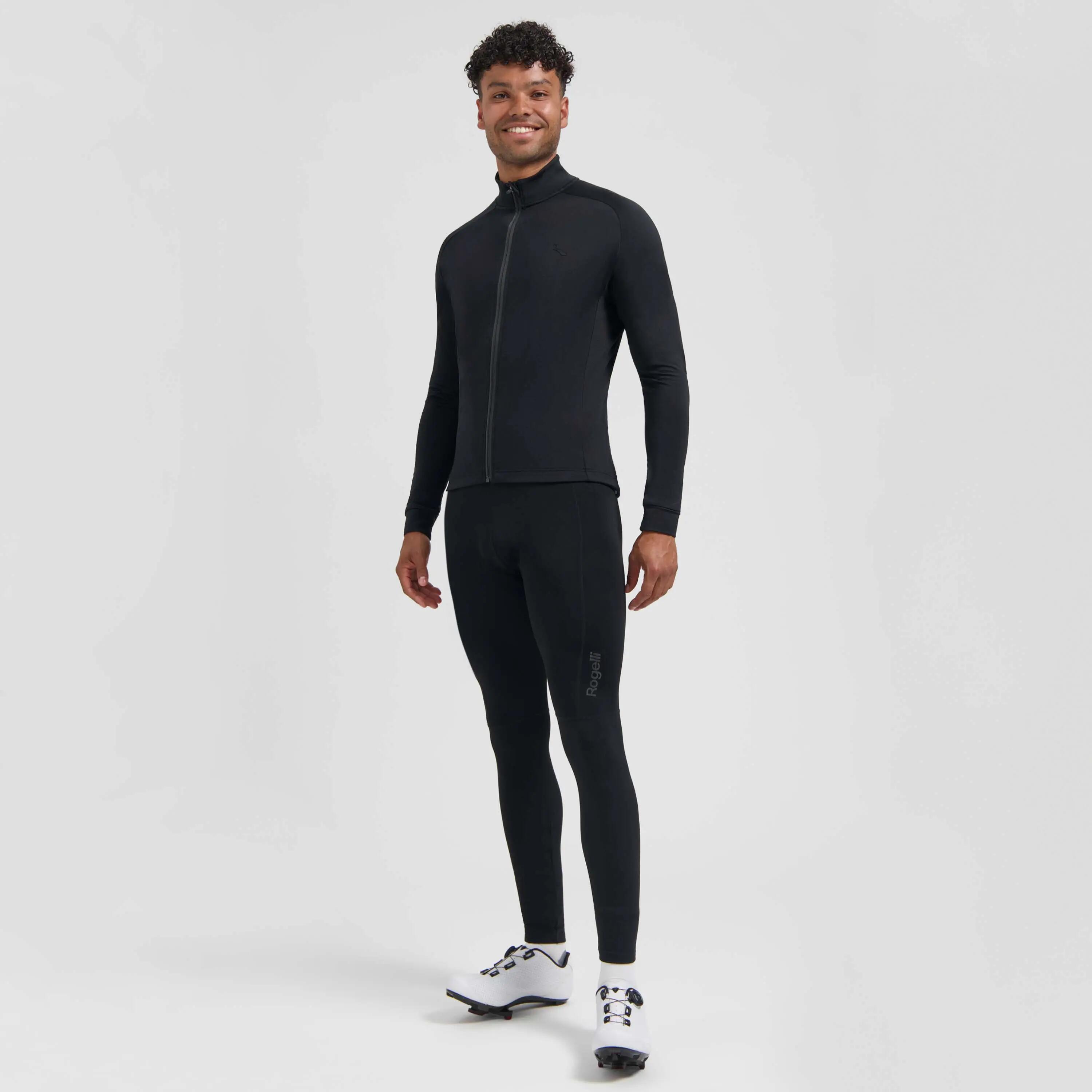 Fietsshirt Lange Mouw Heren Zwart Essential II 8/8