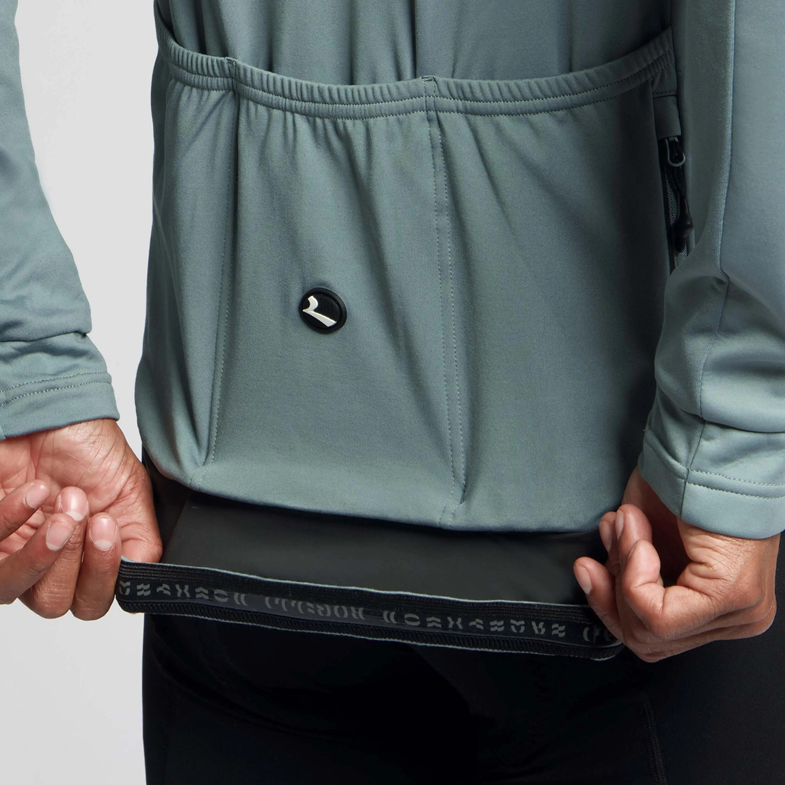 Chaqueta Ciclismo Invierno Hombre Essential II Gris 8/8