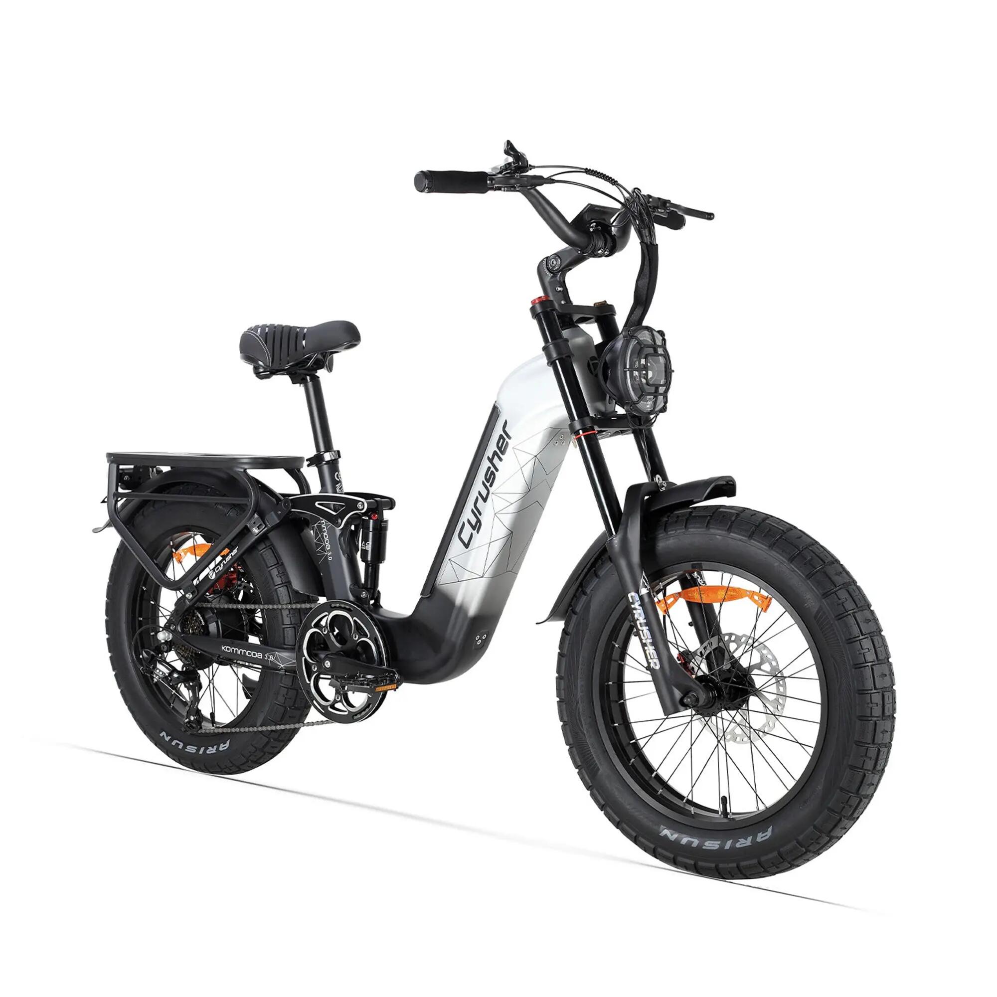 Kommoda 3.0 Elektrofahrrad mit Vollfederung und Breitreifen 48V 20Ah 85Nm 2/7