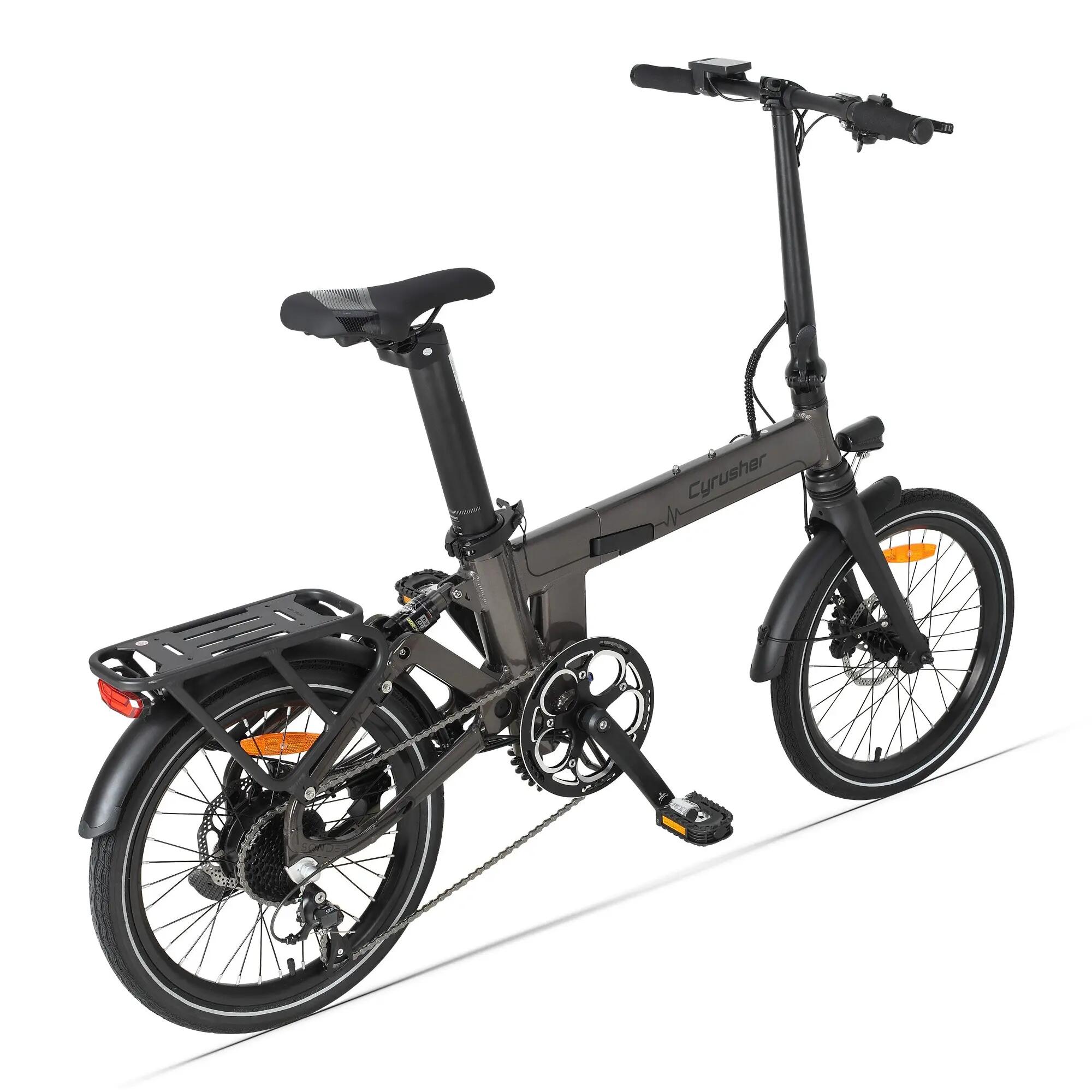 Sonder Faltbares Elektrofahrrad mit Vollfederung und 48V 10Ah Akku 40Nm 2/5