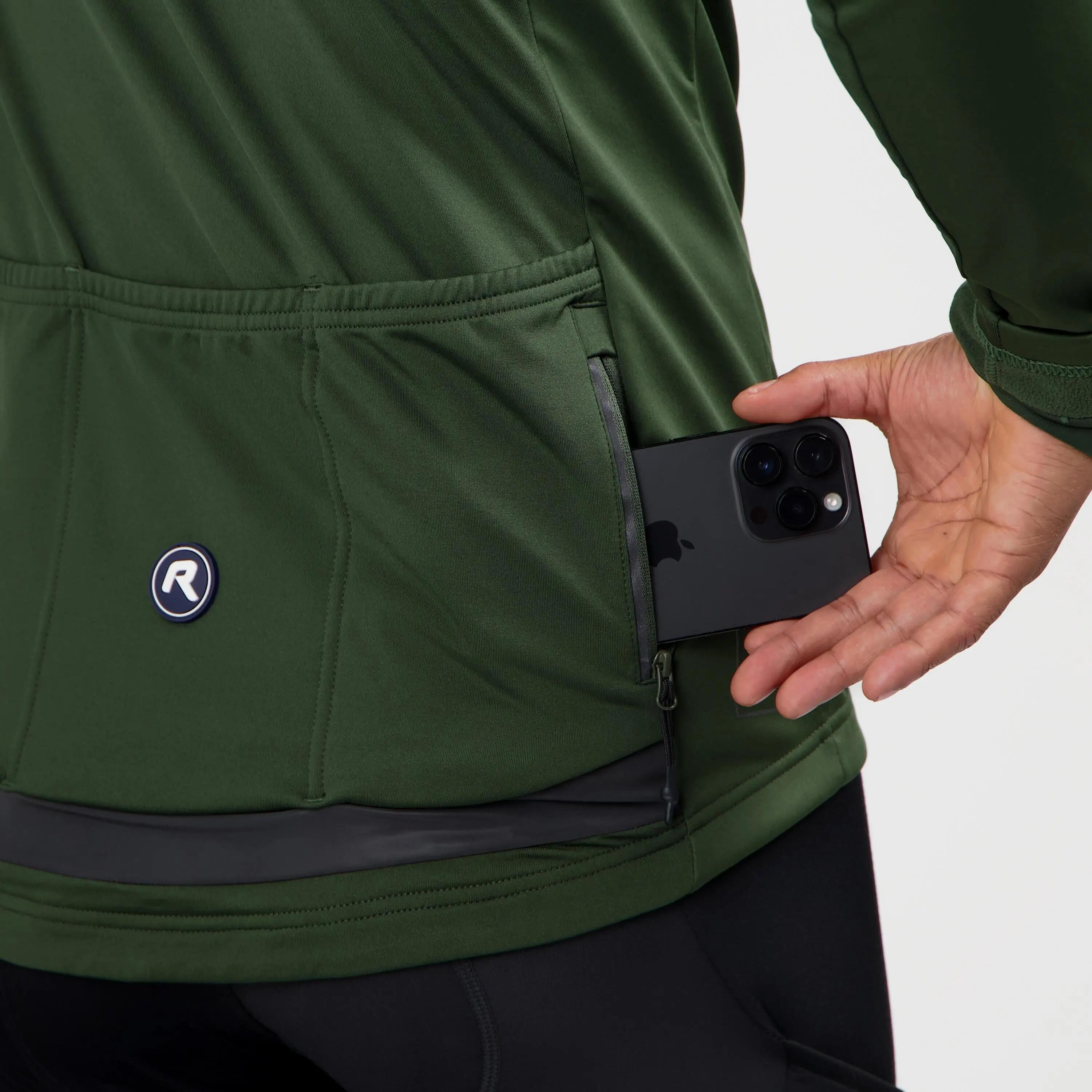 Winter Fietsjack Heren Groen Essential II 8/8