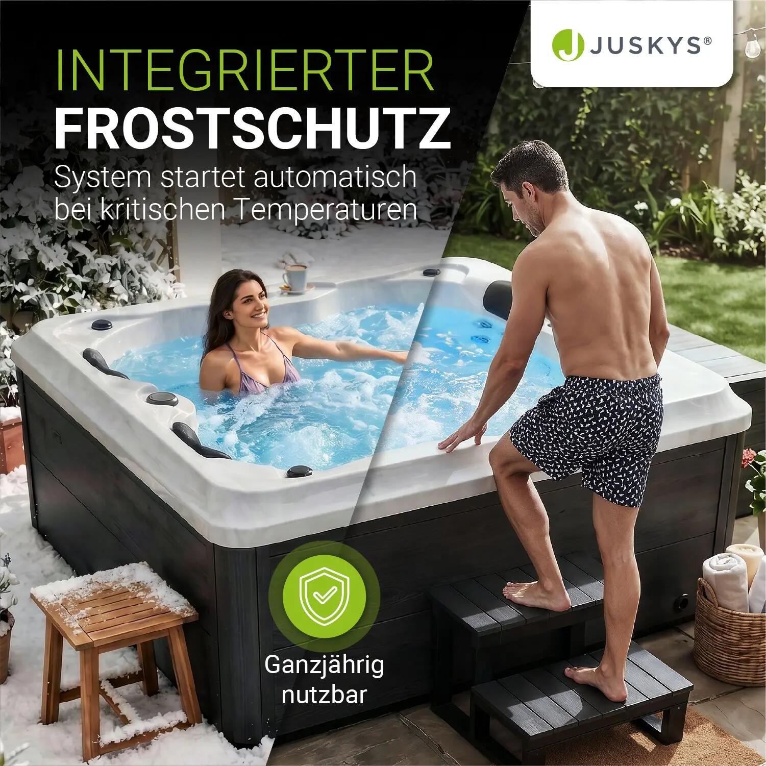 Outdoor Whirlpool Oasis mit Treppe 6/7