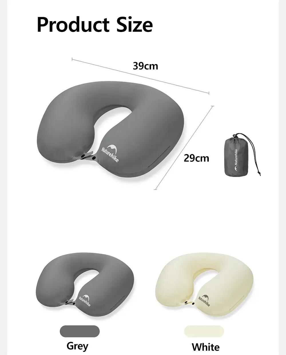 Light Cloud – ultraleichtes aufblasbares Nackenkissen von Naturehike 2/6
