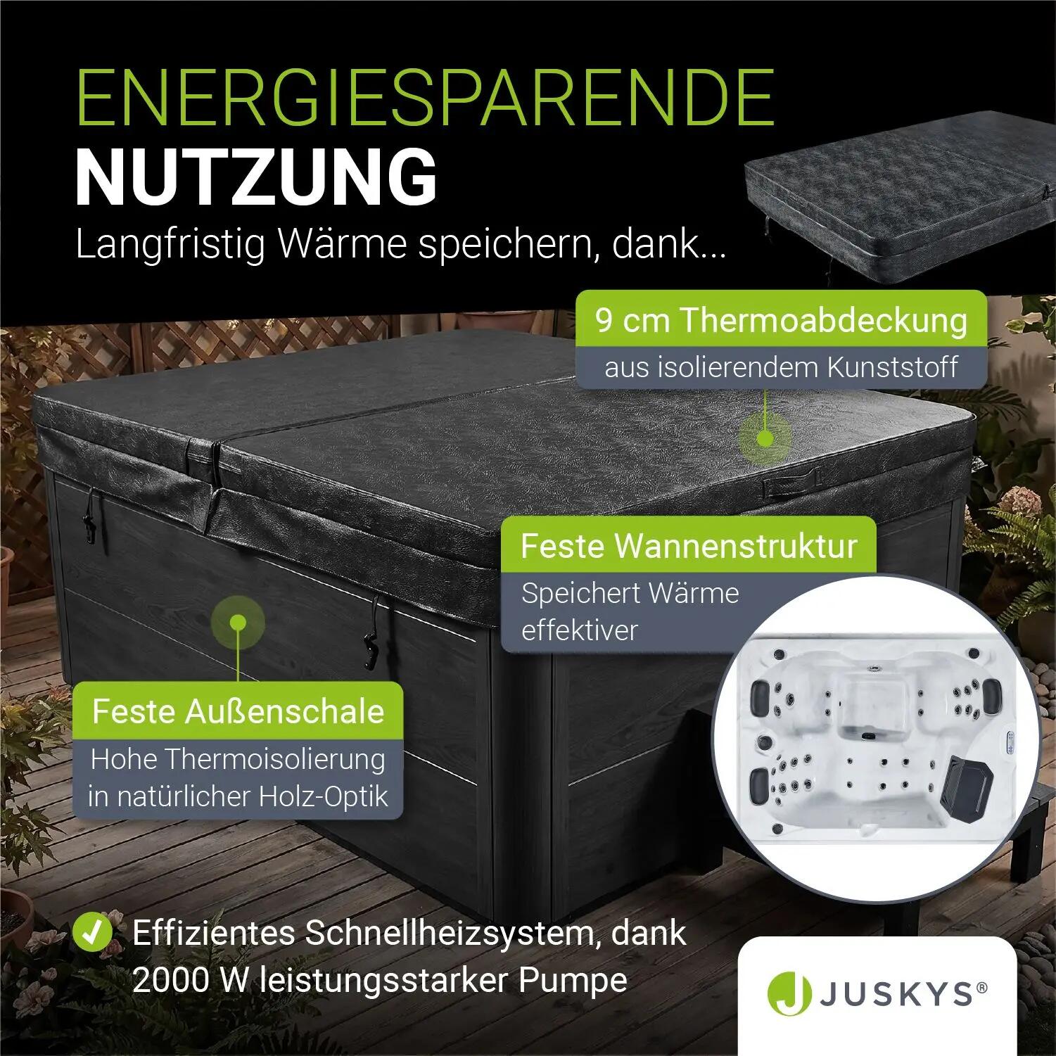 Outdoor Whirlpool Oasis mit Treppe 5/7