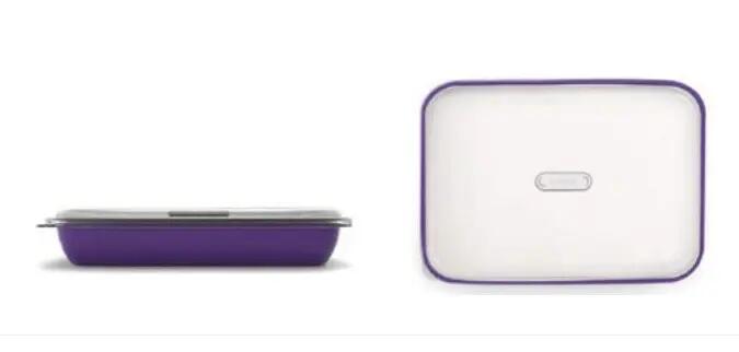 Servírovací podnos s víkem, Omada Sanaliving Serving Plate 1,5 L violet 2/3