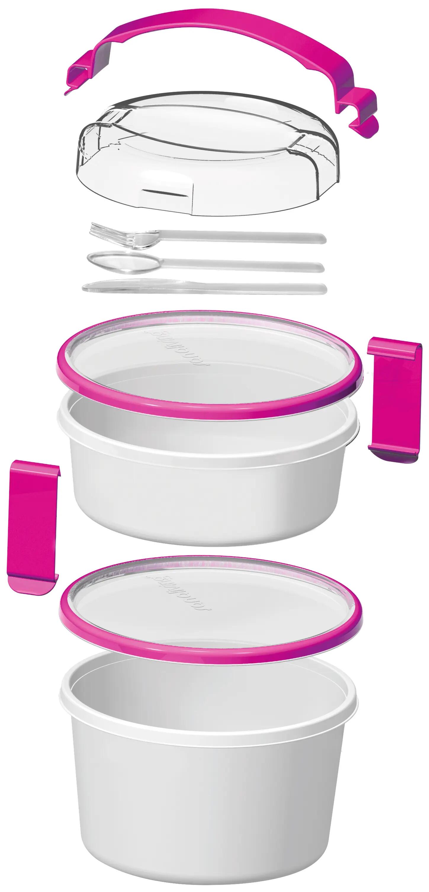 Obědový set Omada Sanaliving Box Set Fucsia 2/7