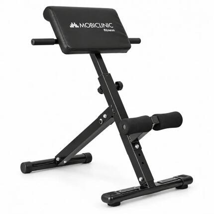 Banc romaine pliable banc à lombaires réglable jusqu'a 270 kg en acier