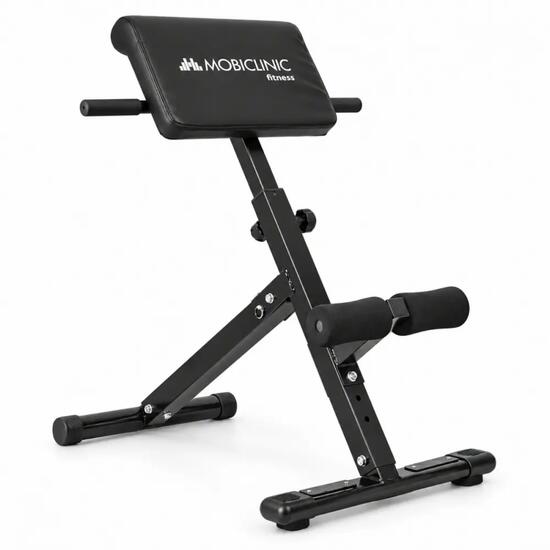 Banc romaine pliable banc à lombaires réglable jusqu'a 270 kg en acier