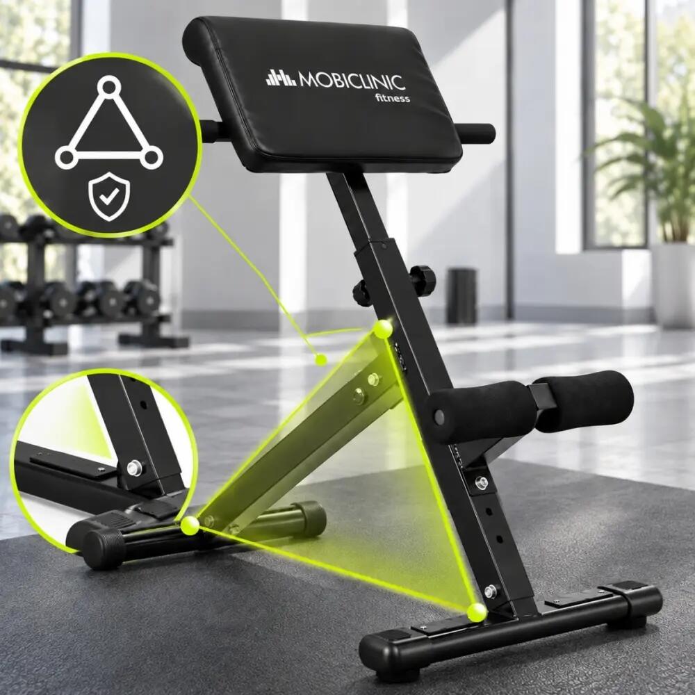 Banco romano hiperextensiones silla romana Max 270 kg Acero 4/7