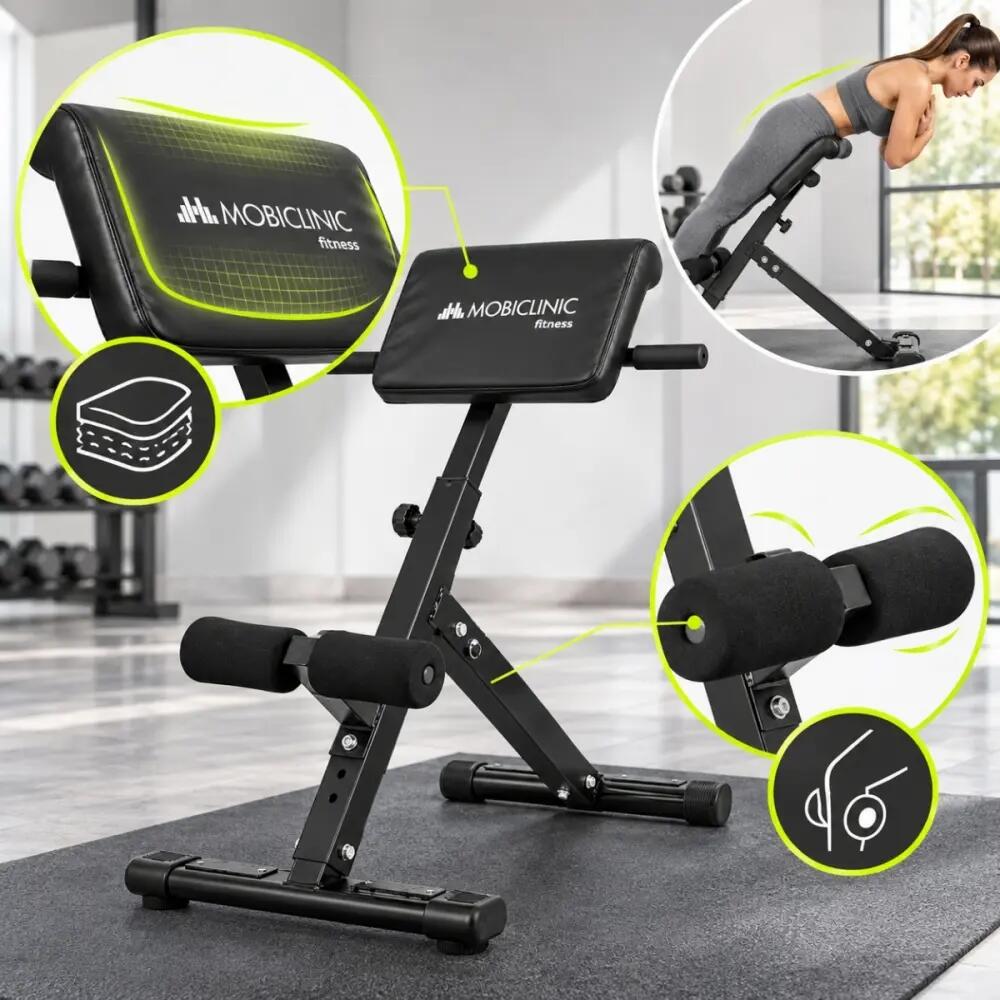 Banco romano hiperextensiones silla romana Max 270 kg Acero 3/7