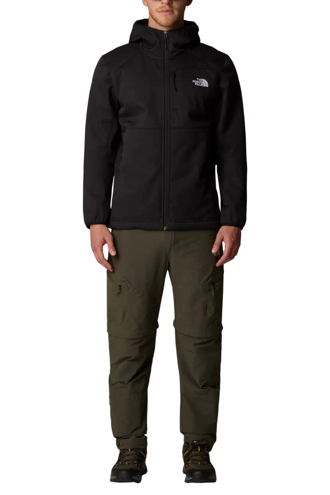 Softshelljas - Sportswear - Heren - Quest - Winddicht, fleecegevoerd - Zwart 2/2