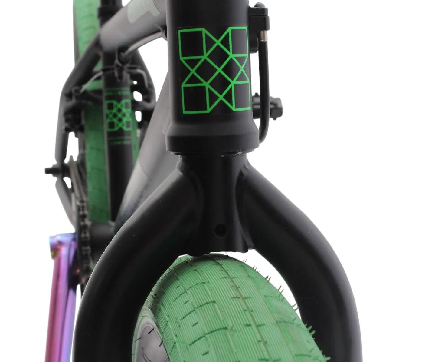 Rower BMX dla dorosłych CENTRIX czarny 20 cali 10,6kg 8/15