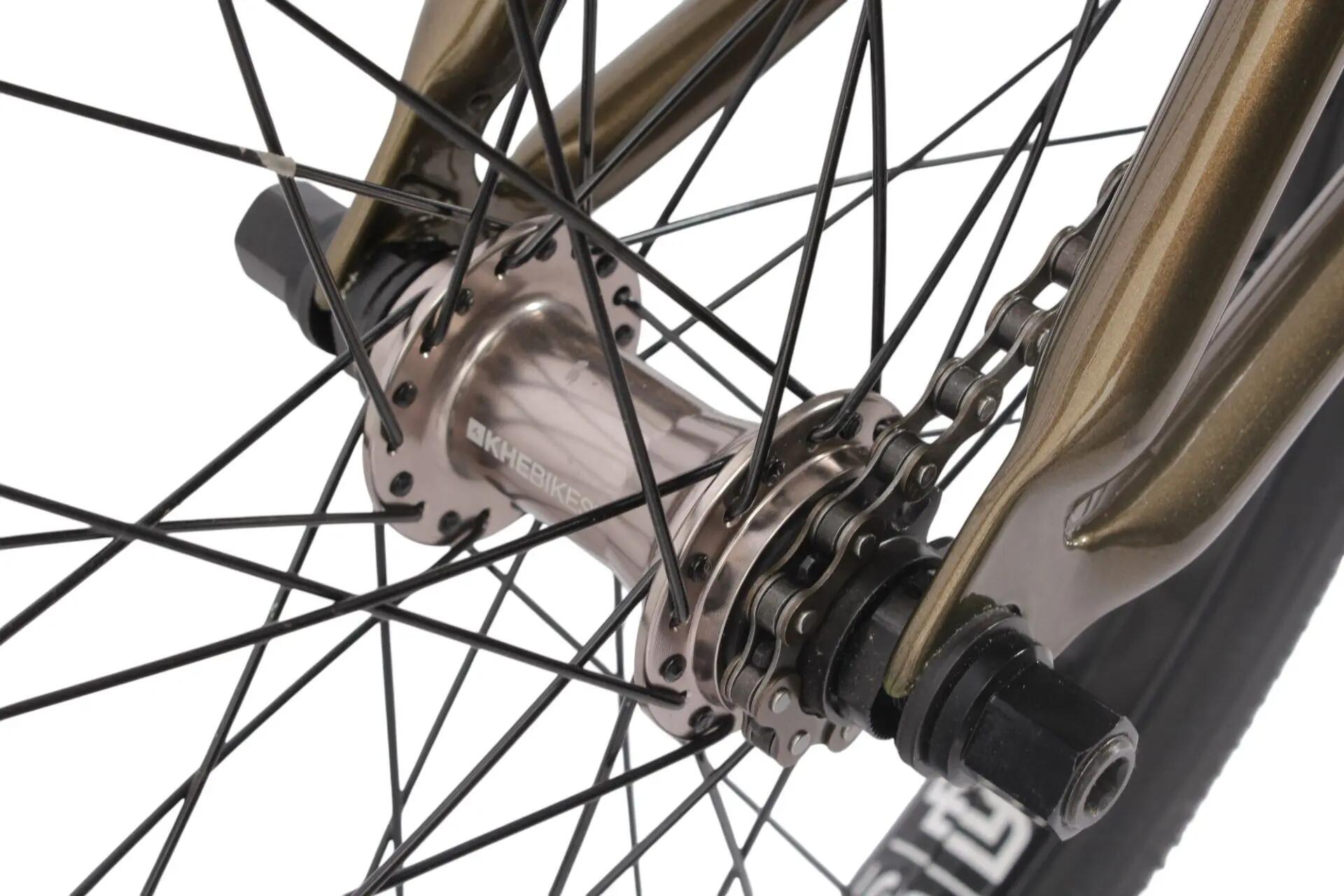 BMX kolo pro dospělé SPECTER V2 zlaté 20 palců 9,9kg 12/15