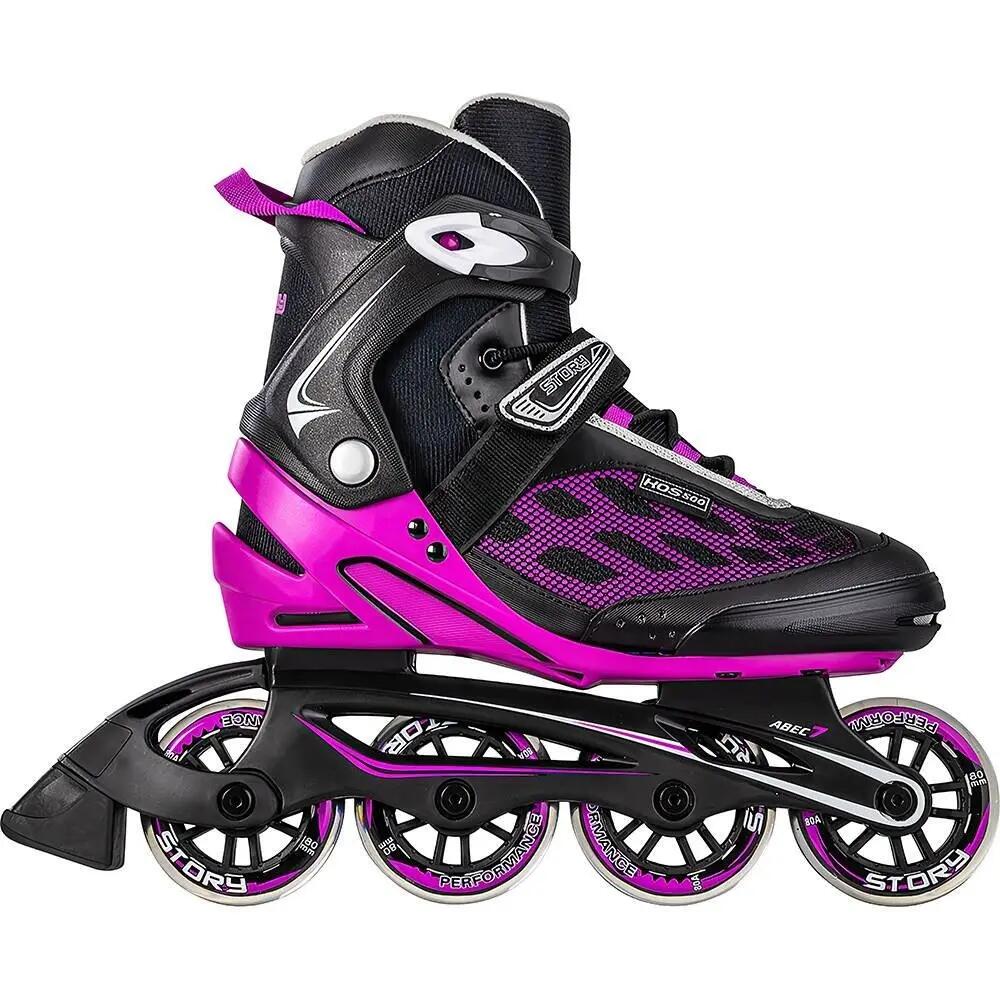 Rollers - Inline fitness - Mixte - Confortables, durables - Twilight - Violet 4/4