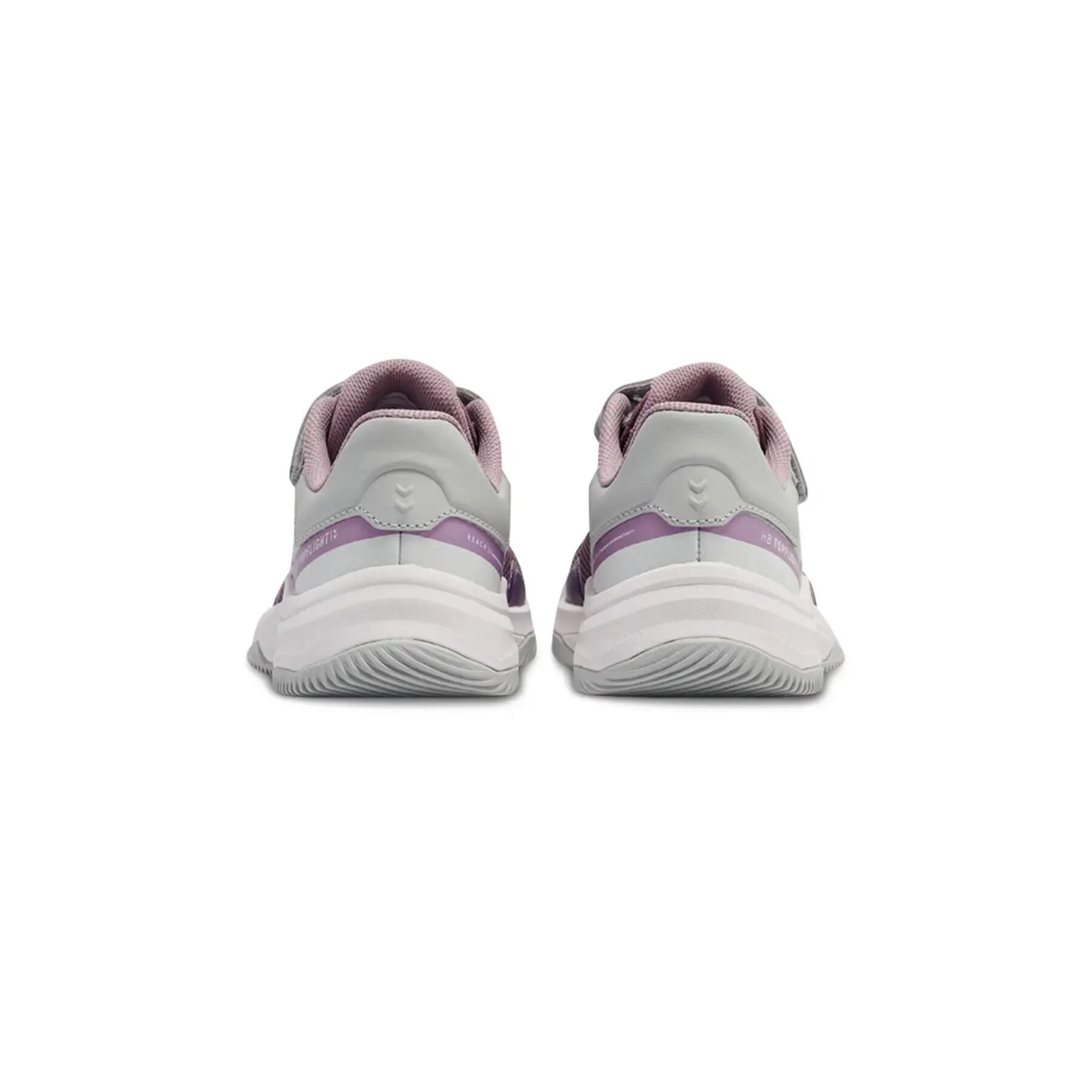 hummel TOPFLIGHT PRO VC JR chaussure indoor confortable – BLACK PLUM 5/7