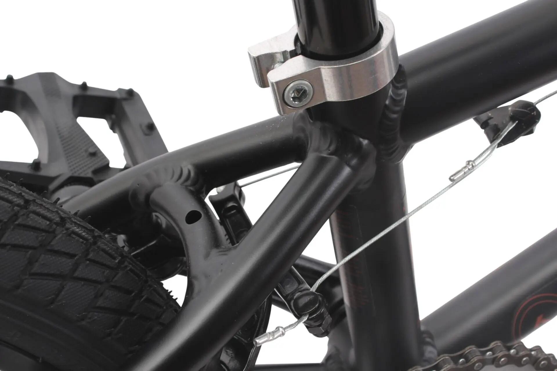 BMX enfant alu BLAZE AL noir 18 pouces 9,3kg léger solide 12/14
