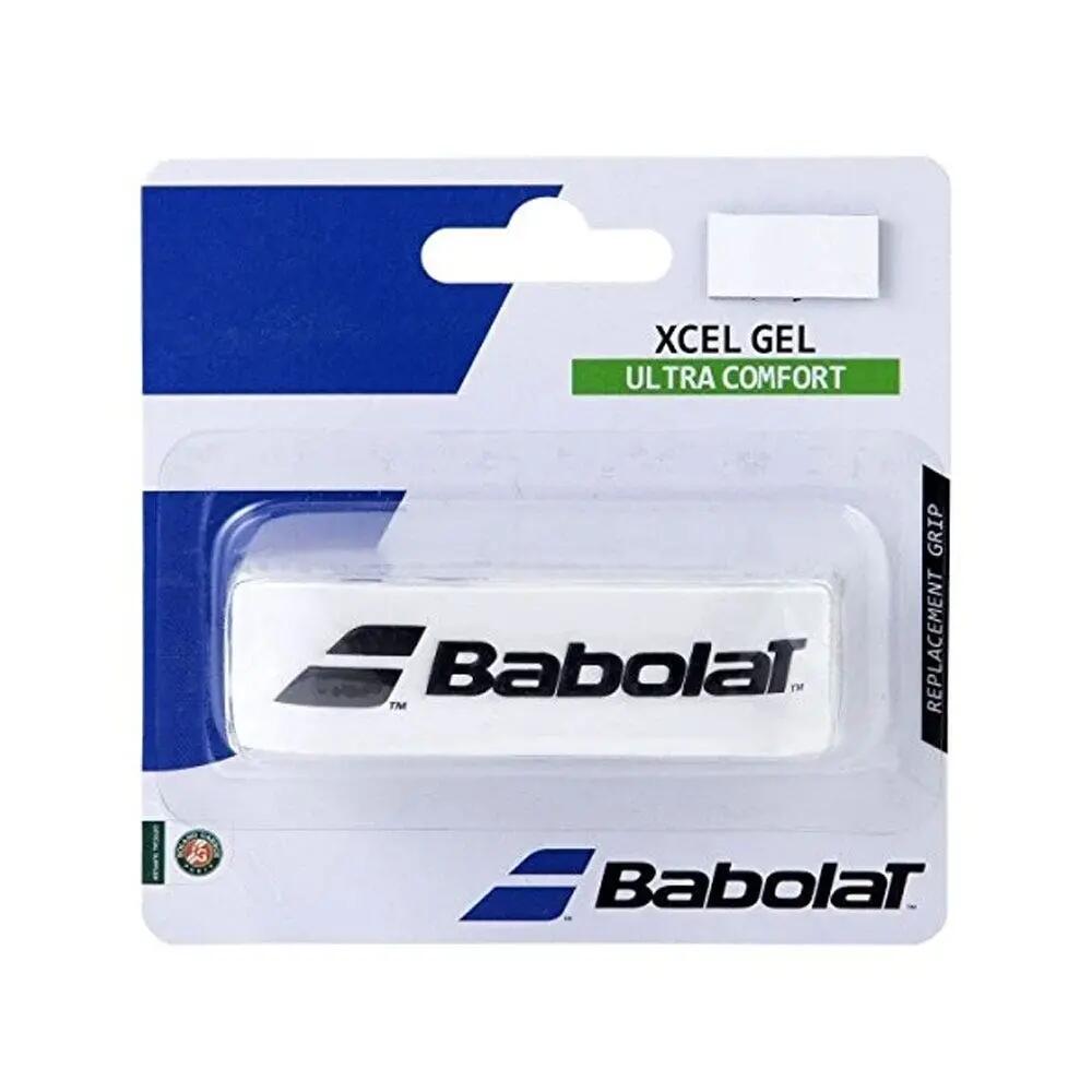 WHITE BABOLAT XCEL GEL GRIP 1/3