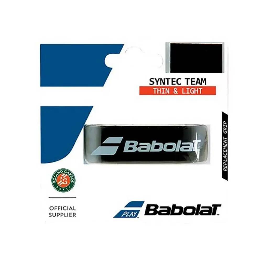 BLACK BABOLAT SYNTEC TEAM X1 GRIP 1/2
