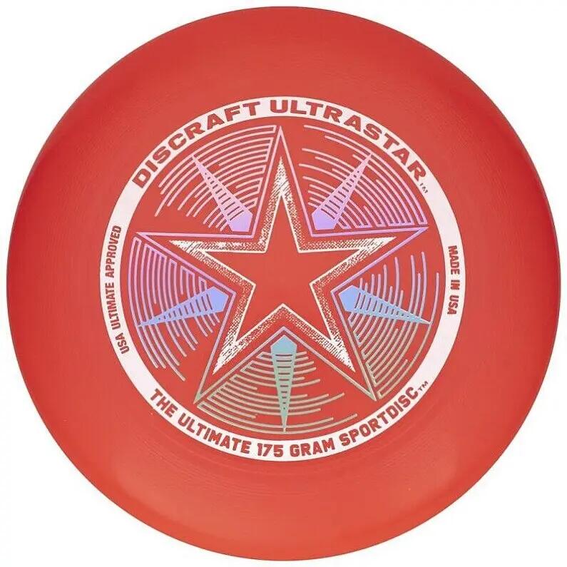 Disque de lancer Sport Ultimate - Discraft - Ultrastar Bright Rouge 175 gr 4/4