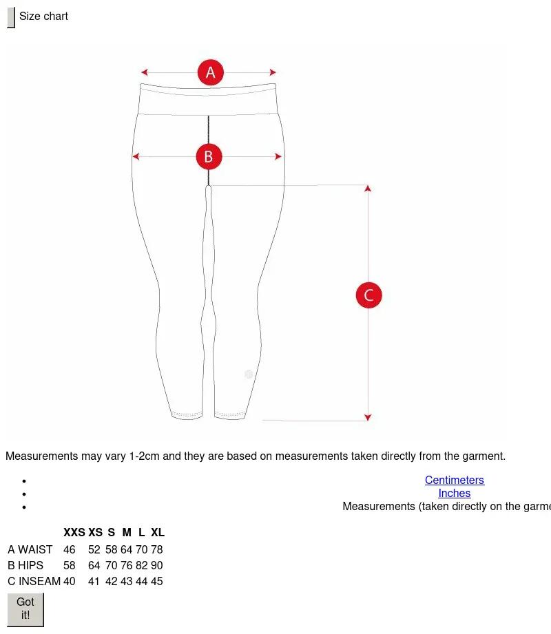 Damskie treningowe legginsy rybaczki Fitness Siroko Ynys 7/7