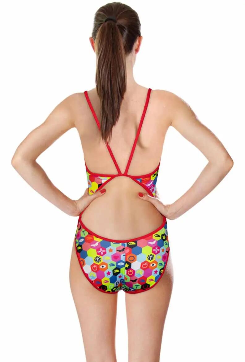Turbo Costume da bagno Hexa Flour - Multicolore 2/6