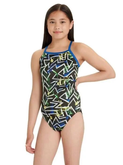 Dolfin Maillot de bain dos V-2 Winners Quest pour filles 3/4
