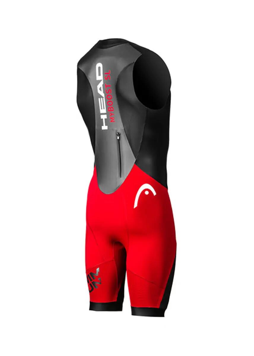 Head Fato de mergulho masculino SwimRun MyBoost sem mangas 3/5