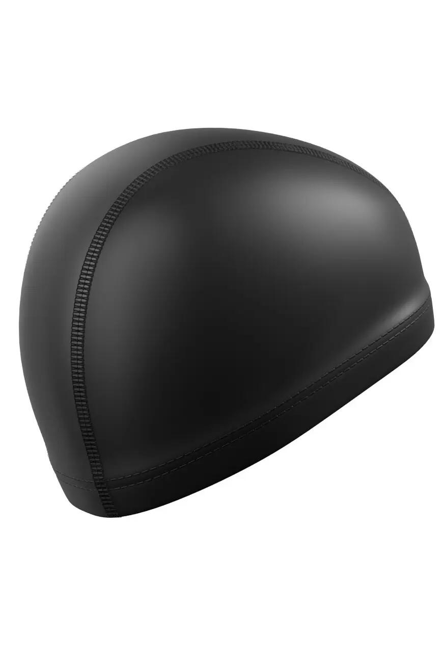 Gorro de natación Mad Wave PUT con revestimiento - Negro 2/4